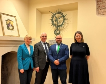 Европейский гуманитарный университет (ЕГУ) укрепляет международные связи: делегации из Литвы и Ирландии посетили университет